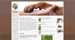 Desktop Screenshot of pfotentierklinik.at